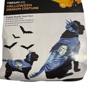 Vibrant Life Halloween Dog Costume: Dragon, Size XL